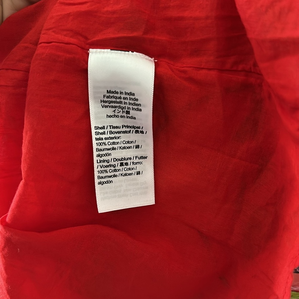 J.CREW Cotton voile rosette plunge maxi dress in peony vines - Picture 10 of 12